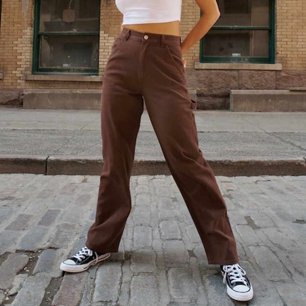 Garage carpenter pants in walnut brownie brown